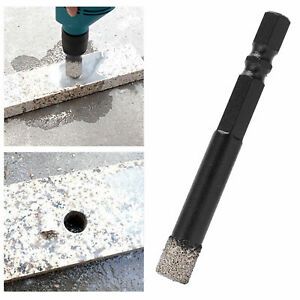 Dry Drill Bit Diamond Hole Saw Opener Hex Handle Brazing Process 8mm / 0.3in