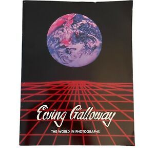 Vtg 80s Ewing Galloway Advertising Print Graphic Design Catalog Stock Photo