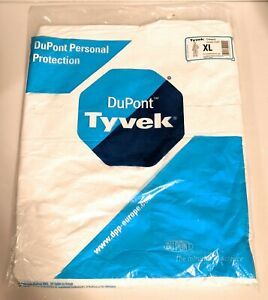 DuPont TYVEK Protective Suit Coverall MODEL- CHF5 Size XL