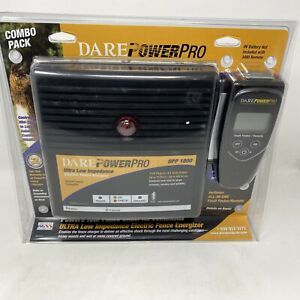 Dare Power Pro DPP 1800 Electric Fence Charger + 3480 Fault Finder Remote Combo