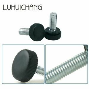 luhuichang FreeShipping 50pcs M4 Male Threaded 14mm# Dia Plastic Thumb Screw Knu