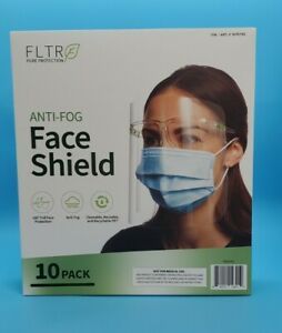 FLTR Pure Protection Anti-Fog Face Shield (10-pack)