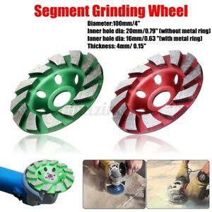 100mm 4&#039;&#039; Diamond Segment Grinding Wheel Disc Cup Grinder Concrete Granite Stone