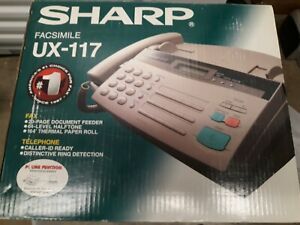 Sharp UX-117 Heavy Duty Inkjet Facsimile Fax Copier ID - Plain Paper Inject Fax