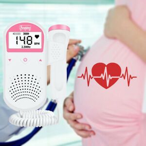 Home Pregnancy Baby Fetal Sound Heart Rate Detector LCD Display Pregnant Monitor