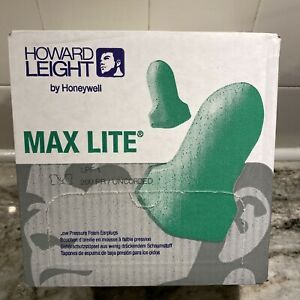 (200 PAIR) HOWARD LEIGHT MAX LITE UNCORDED FOAM EAR PLUGS SLEEP AID LPF 30db BOX