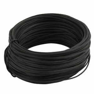 Black PVC Coated Electro Galvanized 0.9 mm Diameter Iron Wire YG141