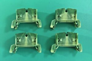 LOT OF 4 WAGO 264-737 DIN RAIL MOUNT TERMINAL BLOCK 2 POSITIONS 28-12AWG