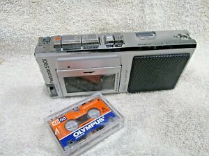 Vintage Olympus Pearlcorder S901 Microcassette Tape Recorder w/Tape Made Japan