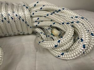 Double Braid Polyester 1/2&#034;x 75 feet yacht braid halyard line can be spliced