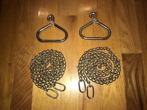 Calf Pulling Chain Obstetric Tool Birthing - 2 Handles and 2 65&#034; Long Chains