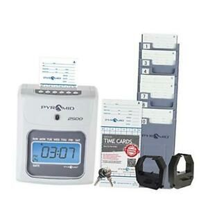 2500K1 Bundle, Includes Model 2500 Auto Aligning and Top Loading Time Clock,