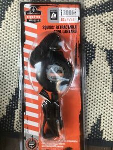 Ergodyne Squids 3001 Retractable Tool Lanyard with Stainless Steel Carabiner