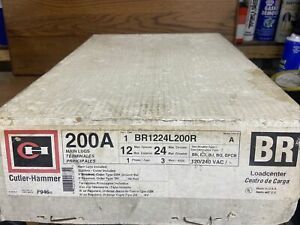 200a Main Lug Loadcenter,No BR1224L200R,  Cutler-Hammer Includes Door! 12 Spaces