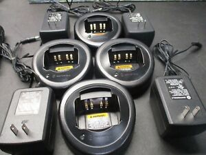 Lot of 4 Genuine Motorola HTN9000C, with chargers