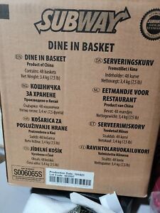 Case (48) of Subway Dine-In Baskets
