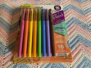 Paper Mate Flair Sunday Brunch Scented 16 felt tip pens  .7 mm Medium point New