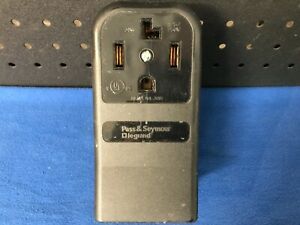 Pass &amp; Seymour 30A Outlet Surface Mount Black AL/CU 125/250V