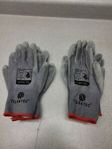 (4 Pair) Tilsatec 013PU RhinoYarn Size 9 / Large A4 Cut Puncture Resistant 3