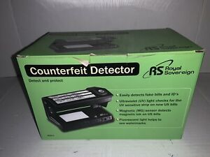 Royal Sovereign RCD-3 Plus 3-Way Counterfeit Bill Money Detector UV Magnetic RS