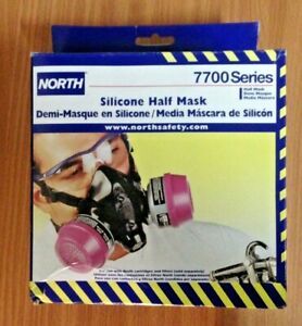 Honeywell North 7700 Series Silicone Half Mask Silicone Respirator Size LG
