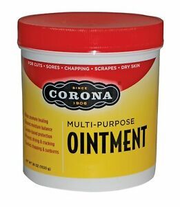 Corona Ointment 36 oz 30% Lanolin Salve Hoof Scrape Sores Moisture For Dry Skin