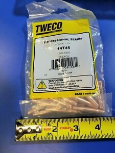 Bag of 25) Tweco 14T45 Contact Torch Tip Tapered .045&#034; 1140-1304 MIG NiB