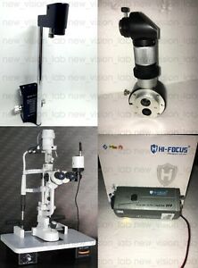 Slit Lamp Haag Streit Type 5 Step ,Applanation Tonometer Beam Splitter &amp; Camera