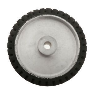 Black Diagonal Rubber Sanding Belt Sander Polisher Abrasive Aluminium Core
