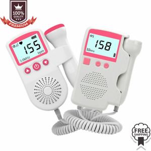 Fetal Sound Heart Rate Detector Display Heart Rate Monitor Home Pregnancy Baby