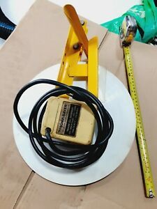 WORKS~ The Sump-Saver wheel Disk tramp Oil Skimmer 12&#034; Wheel Diameter 120v