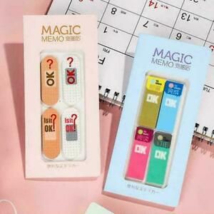Sticky Notes Office Bookmark Marker Memo Tab Cute Cartoon Sticker O New U2S7