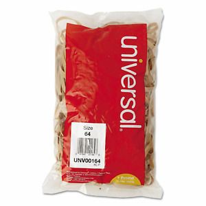 Universal Rubber Bands Size 64, 3-1/2 x 1/4, 320ct. 1lb 2pk. For General Purpose