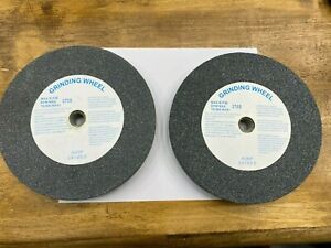 GITACHI Grinding Wheels 2 Piece Lot Set (8&#034; x 1&#034; x 5/8&#034;) A60P A36P  3700 MAX RPM