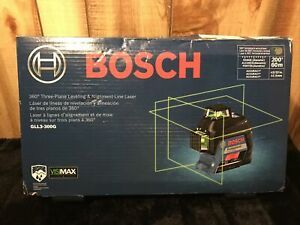 Bosch GLL3-300G 200&#039; Green 360-deg Laser Level Visimax Technology w/ Hard Case