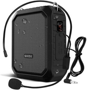 Bluetooth Voice Amplifier, Personal Voice Amplifier 18W with Wired Micro.