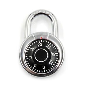 3-Dial Combination Password Padlock for Dormitory Door gym locker Code LNWUS.v