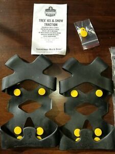 NEW Ergodyne Trex 6300 Ice Traction Device Medium Black Fits Shoe Size 5-8