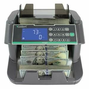 Kolibri Knight Money Bill Counting Machine with UV MG IR HF DB Counterfeit De...
