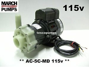 March pump AC-5C-MD 115v 50/60 hz 0150-0026-0100 PMA1000