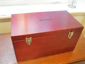 STARRETT 937 WOOD 6&#034;-12&#034; MICROMETER CASE FOR STARRETT S436DZ MICROMETER SETS