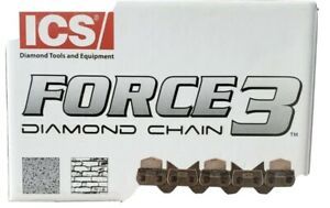 ICS 14&#034; Diamond Concrete Cutting Chain Force3 32 Segment Chain 584292