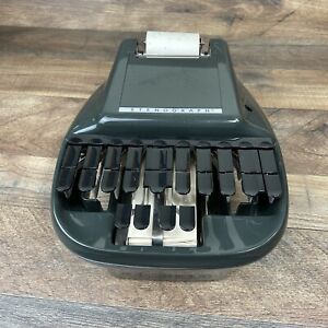 VTG RETRO STENOGRAPH REPORTER SHORTHAND MACHINE Tested and Works.