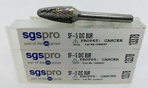 SGSPRO SF-5 D/C BUR 13378 - Carbide Burr - NEW LOT OF 3