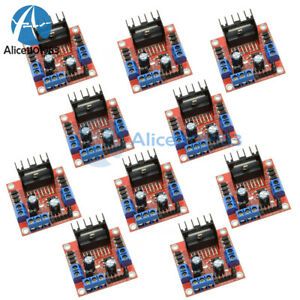 10PCS 25W Dual H-Bridge Stepper Motor Drive Controlle Board Module For L298N