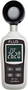 Digital Light Lux Meter Temperature 0-200000 Lux Illuminometer Luminometer Photo