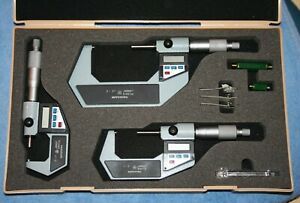 MITUTOYO 293-933 Micrometer Set Digitals