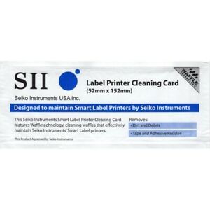 SEIKO INSTRUMENTS LABELS SLP-CLNCRD CLEANING CARD FOR SLP 400/600