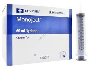 COVIDIEN monoject 60ml syringe Catheter tip (5pc)