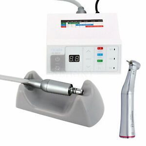 Dental LED Brushless Electric Motor Inner Spray+COXO1:5 Fiber Optic Contra Angle